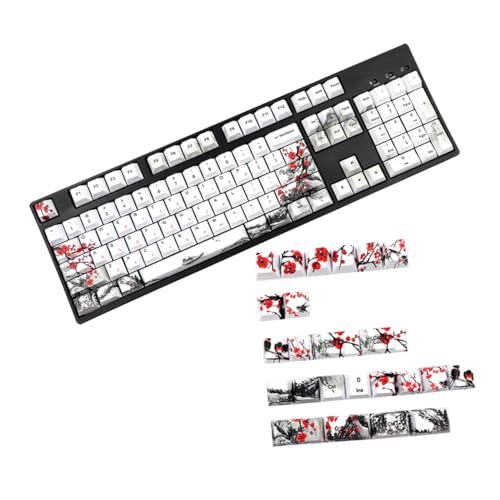 SWOOMEY 1 Satz 128 Stück Tastenkappe Ersatzkappen Für Tastaturen Kappen Für Mechanische Tastaturen Halloween-dekor Schlüssel Tastaturschutz Computer Tastatur Pbt Zubehör Ersetzen von SWOOMEY