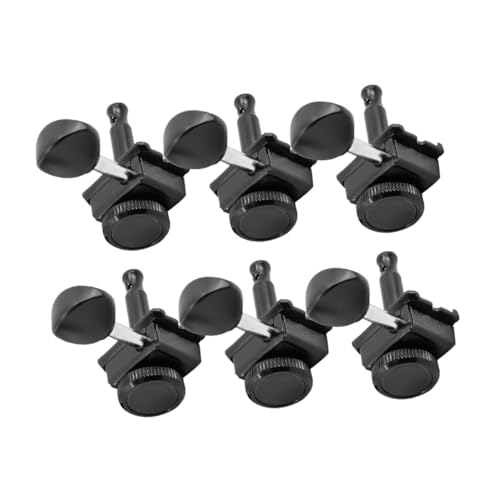 SWOOMEY 1 Satz Gitarrensaite E-Gitarren elektrische Gitarre Stimmgeräte für Mechaniken Guitar Tuning Peg Gitarren-Stimmwirbel-Knöpfe Stimmwirbel E-Gitarre Gitarren tuner Metall Schwarz SWOOMEY 1 Satz Gitarrensaite E-Gitarren elektrische Gitarre Stimmgeräte für Mechaniken Guitar Tuning Peg Gitarren-Stimmwirbel-Knöpfe Stimmwirbel E-Gitarre Gitarren tuner Metall Schwarz von SWOOMEY