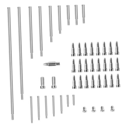 SWOOMEY 1 Satz Saxophon-Zubehörset Saxophon Zubehörteile Saxophon Zubehör Set Saxophon Ersatzteile Band Faden Ersatzteile für Altsaxophon Schrauben für Altsaxophon Werkzeugstahl Silver von SWOOMEY
