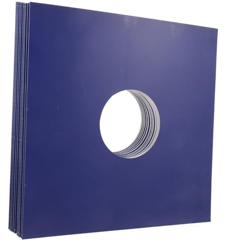 SWOOMEY 10 Stück Schallplattenhülle Ärmel Beschützer Schutzhüllen für Schallplatten Jackenbezüge Fall äußere Vinyl-Schallplattencover Vinyl -Rekordhülsen Kraftpapier Blue SWOOMEY 10 Stück Schallplattenhülle Ärmel Beschützer Schutzhüllen für Schallplatten Jackenbezüge Fall äußere Vinyl-Schallplattencover Vinyl -Rekordhülsen Kraftpapier Blue von SWOOMEY