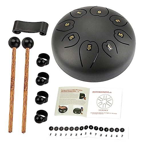 SWOOMEY 1Satz Zungentrommel Ätherische Trommel aus Töne Handpan Schlaginstrument für Erwachsene Musikaufklärung Langlebig und Sicher Trommelschlegel SWOOMEY 1Satz Zungentrommel Ätherische Trommel aus Töne Handpan Schlaginstrument für Erwachsene Musikaufklärung Langlebig und Sicher Trommelschlegel von SWOOMEY