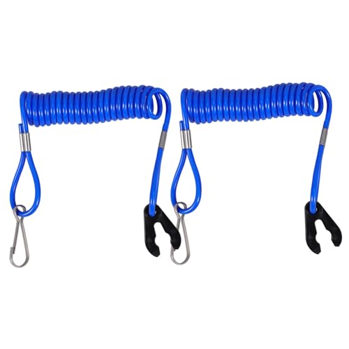 SWOOMEY 2 Stück Notlöschungsseil Seile Schweres Abschleppseil aufgerollt Notrufschnur für Boote elastisch Bootsmotor-Lanyard Bootsnotrufschnur für den Bootsnotfall Blue SWOOMEY 2 Stück Notlöschungsseil Seile Schweres Abschleppseil aufgerollt Notrufschnur für Boote elastisch Bootsmotor-Lanyard Bootsnotrufschnur für den Bootsnotfall Blue von SWOOMEY