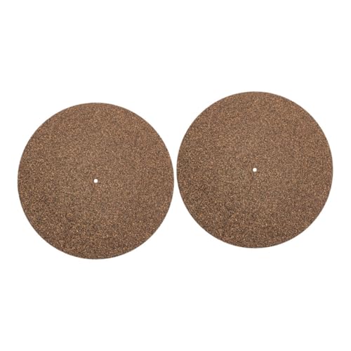 SWOOMEY 2 Stück Schallplattenmatte aus Kork aufzeichnen Scheibenschutzmatte Vinyl-Player Abspielgerät Beleg Aufzeichnungsblock Platte für Plattenspieler Phonograph -Plattenscheibe SWOOMEY 2 Stück Schallplattenmatte aus Kork aufzeichnen Scheibenschutzmatte Vinyl-Player Abspielgerät Beleg Aufzeichnungsblock Platte für Plattenspieler Phonograph -Plattenscheibe von SWOOMEY