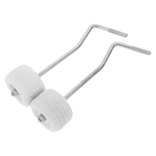 SWOOMEY 2 Teiliges Schlagzeug Set Hammer Bass Zunge Trommel Schlägel Xylophon Drum Pad Maschine Griffbrettschlägel Looping Drumsticks Pan Drumsticks Zubehör Für von SWOOMEY