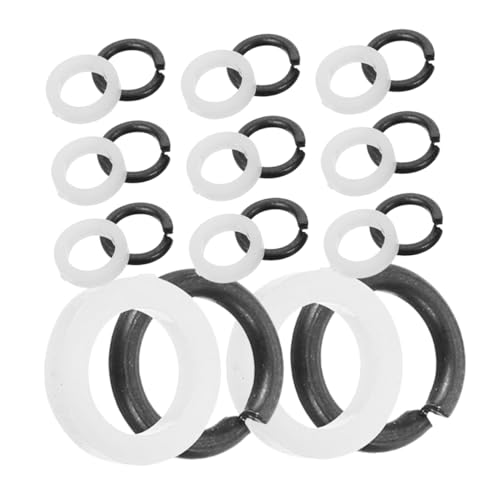SWOOMEY 20 Paare Gitarren-Tuner-Griff Akustikgitarrenwirbel Schlüssel Pads Zubehör Anbindung Kfz-Dichtung Stimmgerät-Clip für E-Gitarre austauschbare Gitarrendichtung Dichtungssatz Plastik SWOOMEY 20 Paare Gitarren-Tuner-Griff Akustikgitarrenwirbel Schlüssel Pads Zubehör Anbindung Kfz-Dichtung Stimmgerät-Clip für E-Gitarre austauschbare Gitarrendichtung Dichtungssatz Plastik von SWOOMEY