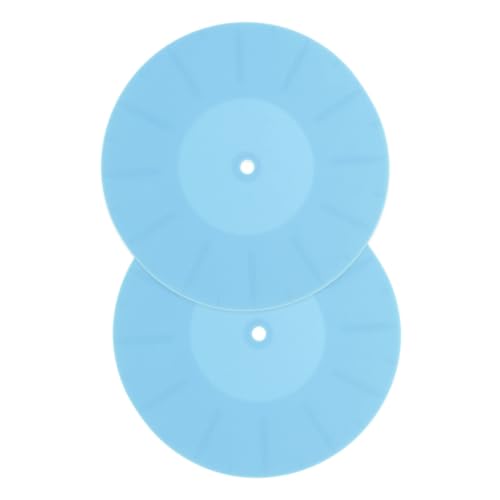SWOOMEY 2Stücke Vinyl Schallplattenmatte aus Silikon Antistatische für Optimale Klangqualität und Geräuschreduktion für Gängigen SWOOMEY 2Stücke Vinyl Schallplattenmatte aus Silikon Antistatische für Optimale Klangqualität und Geräuschreduktion für Gängigen von SWOOMEY