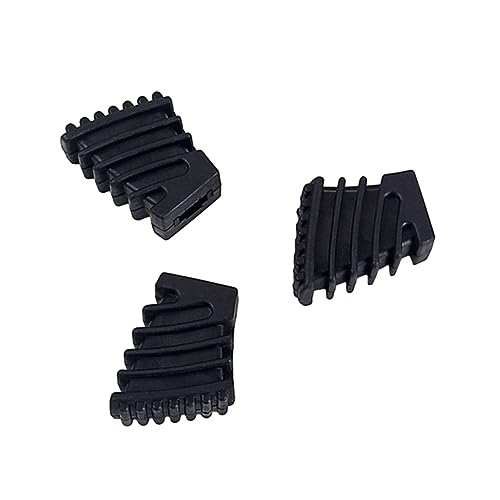SWOOMEY 3Stücke Gummifüße für Schlagzeugständer Robuste Trommel Rack Fußschutz für Beckenständer und Percussion Teile Schwarz von SWOOMEY