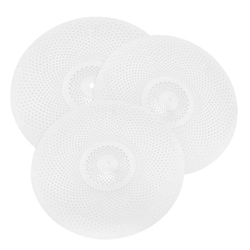 SWOOMEY 3er-pack Stille Becken Percussion-stummbecken Stummes Becken Stilles Becken Splash-becken Professionelle Becken Für Jazztrommeln Instrument Jazz-drum-becken Silver Legierung von SWOOMEY