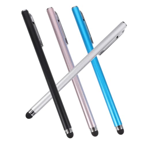 SWOOMEY 4 Stück Kapazitiver Stift Bildschirmschreibstifte Praktische Bildschirmstifte Eingabestift Für Telefon Anzahl Elektronischer Bildschirm Stoff Stift (austauschbarer Kopf) von SWOOMEY