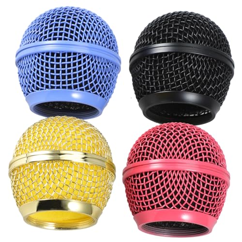 SWOOMEY 4 Stück Mikrofon-Mesh-Kopf Mikrofongitter Mikrofonabdeckung Mesh-Grill Farbe Maschengitter Mikrofon Metallgitter Mikrofonkopfnetz Mikrofon Zubehör Mikrofonteile SWOOMEY 4 Stück Mikrofon-Mesh-Kopf Mikrofongitter Mikrofonabdeckung Mesh-Grill Farbe Maschengitter Mikrofon Metallgitter Mikrofonkopfnetz Mikrofon Zubehör Mikrofonteile von SWOOMEY