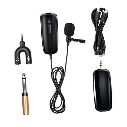 SWOOMEY 5Stücke Teiliges Clip Wireless Mikrofon Kit mit Empfänger Sender für Videoaufnahmen Interviews Live Performances Hochwertiges Lavalier System SWOOMEY 5Stücke Teiliges Clip Wireless Mikrofon Kit mit Empfänger Sender für Videoaufnahmen Interviews Live Performances Hochwertiges Lavalier System von SWOOMEY
