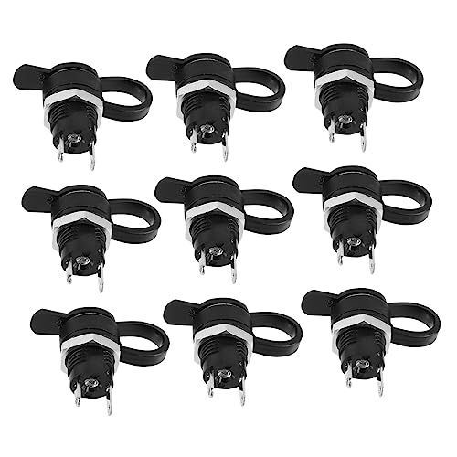 SWOOMEY Dc Power Buchsen Mit Wasserdichten Abdeckungen Weiblicher Panel Montageadapter Für Zuverlässige Verbindung Und Schutz Elektrischen Anwendungen von SWOOMEY
