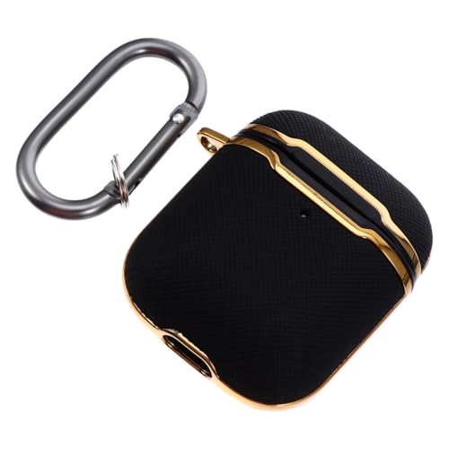SWOOMEY Elektroplatte Schutzhülle s Karabiner tragbare Kopfhörerhülle Kopfhörerabdeckung kabellose kopfhörer hülle Kabelloses Headset-Gehäuse Kopfhörer Fall STK Black von SWOOMEY