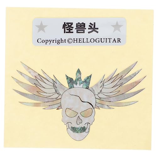 SWOOMEY Gitarrenkopfaufkleber E-gitarren-patch Gitarre Selbstklebender Aufkleber E -gitarrenzubehör Aufkleber Für Musikinstrumente Vinyl-aufkleber Zarter Gitarrenpatch Pvc von SWOOMEY