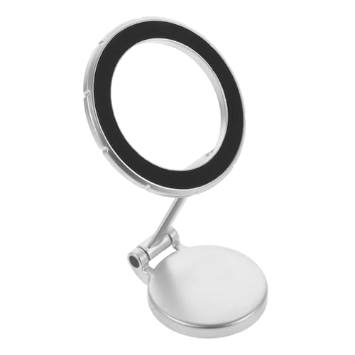 SWOOMEY Halterung Für Autotelefon Montieren Dein Magnet Einstellbar Stand Tragbar Praktisch Zusammenklappbarer Telefonständer Klappbarer Telefonhalter Silver Zinklegierung von SWOOMEY