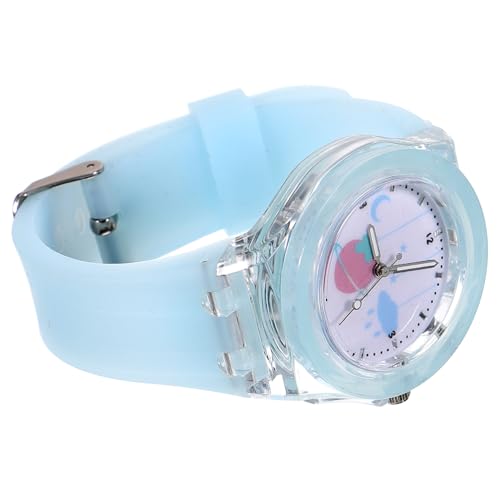 SWOOMEY Leuchtuhr aus Silikon Frauen Uhren silikon Uhr einfache Uhr Damenuhren Armbanduhr mit Silikonarmband Geschenkuhr Sport schmücken kleine Uhr Anschauen Fräulein Gurt Kieselgel von SWOOMEY
