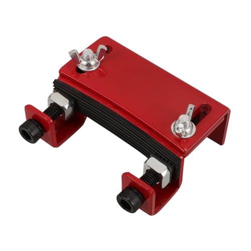 SWOOMEY Low Drum Booster Passform der Trommelplattform Bass Austausch des Trommel-Risers Austausch des Schlagzeug-Lifts Fass-Hebebühne Fasslift-Zubehör Metall rot von SWOOMEY