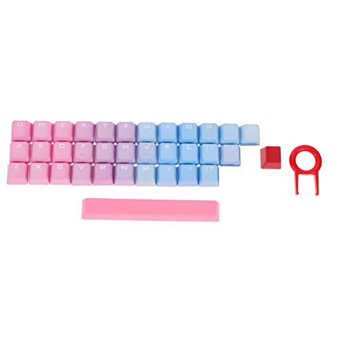 SWOOMEY Mechanische Tastatur 1 Satz Klaviatur Tastaturen Tastenkappen Magnet-Action-Kamerahalterung Tastatur-Dekor Rosa Tastatur Bunte Tastaturkappen Tastatur versorgung Buchstabe pbt von SWOOMEY