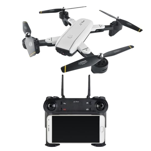 SWOOMEY Mini-Drohne Drohne Pocket-quadrocopter Flugzeug Spielzeug Falten Weiß Geographisches Positionierungs System von SWOOMEY