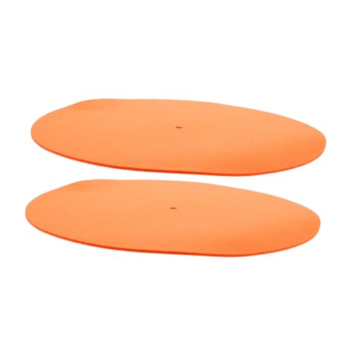SWOOMEY Rekordmatte Vinyl Matte für Schallplattenspieler Rekord-Schutzpolster Platte für Plattenspieler Plattenunterlage aus Filz Scheibenschutzmatte gefühlt Orange SWOOMEY Rekordmatte Vinyl Matte für Schallplattenspieler Rekord-Schutzpolster Platte für Plattenspieler Plattenunterlage aus Filz Scheibenschutzmatte gefühlt Orange von SWOOMEY