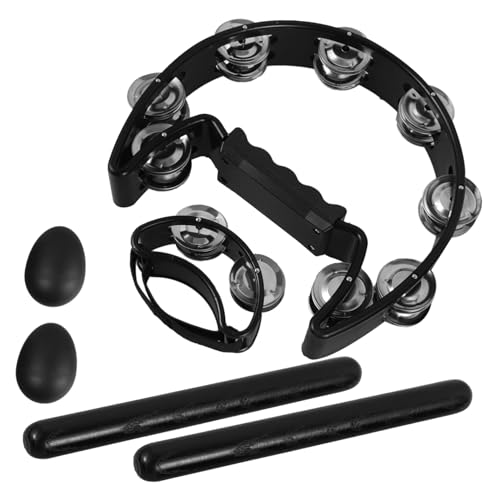 SWOOMEY Schlagzeug Set Für Anfänger 1 Set Handglocken Fußglocken Rhythmusstäbe Und Schüttel Eier Perfekt Für Percussion Ensembles Und Musikunterricht SWOOMEY Schlagzeug Set Für Anfänger 1 Set Handglocken Fußglocken Rhythmusstäbe Und Schüttel Eier Perfekt Für Percussion Ensembles Und Musikunterricht von SWOOMEY