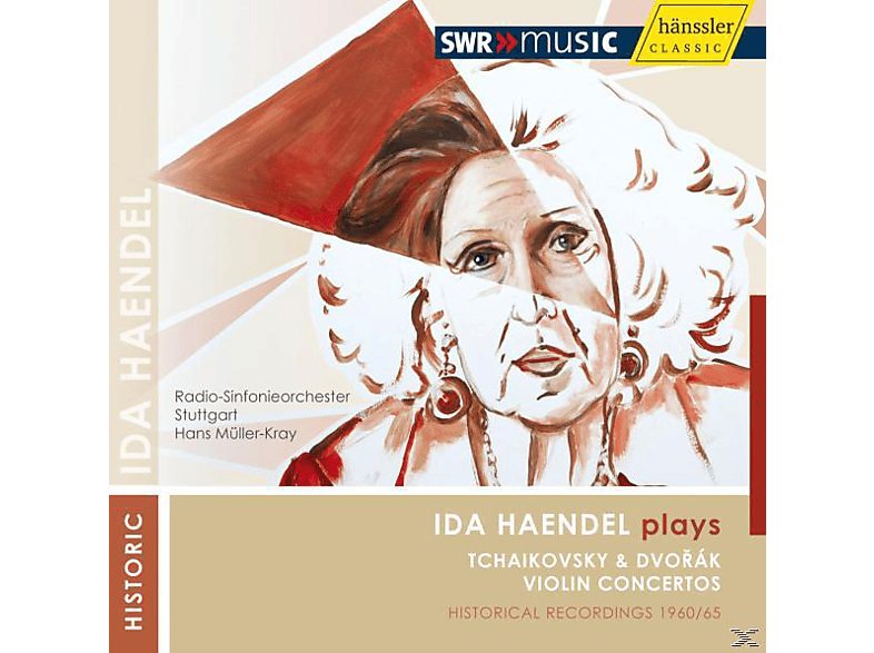 HAENDEL/RADIO-SINFONIEORCHESTER STU - Ida Händel Spielt Tschaikowsky & Dvorak (CD) von SWR CLASSI