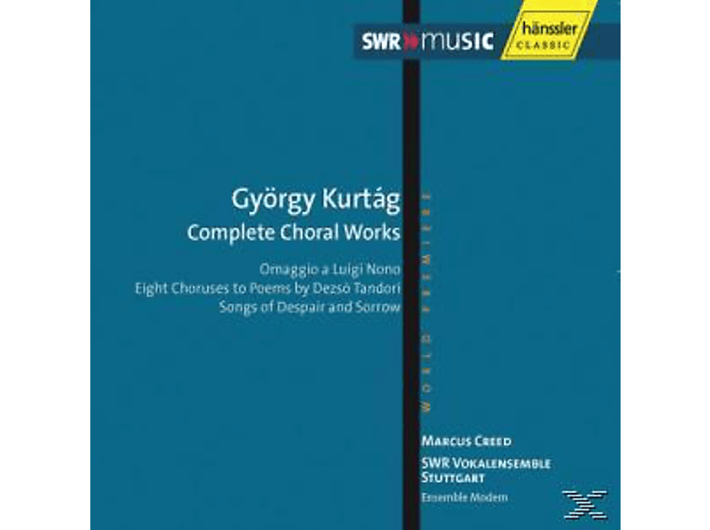 Marcus Swr Vokalens.stuttgart & Creed - György Kurtág: Complete Choral Works (CD) von SWR CLASSI
