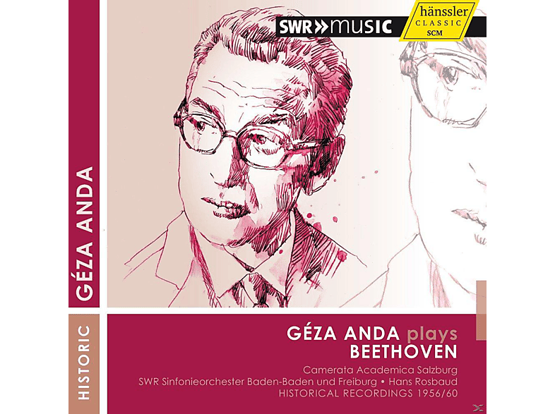 Géza Anda, Camerata Academia Salzburg, Swr Sinfonieorchester Baden-baden Und Freiburg - Geza Anda Plays Beethoven (CD) von SWRMUSIC