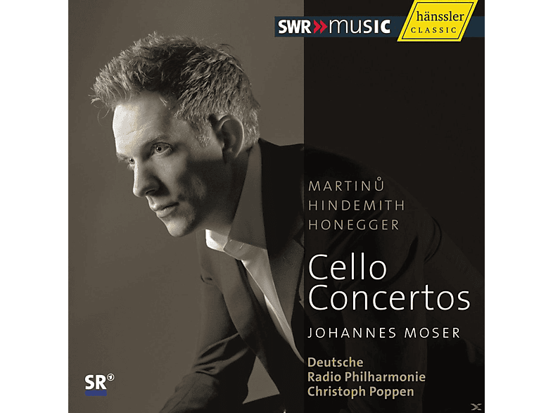 Johannes Moser, Deutsche Radio Philharmonie Saarbrücken Kaiserslautern, Christoph Poppen - Cello Concertos (CD) von SWRMUSIC