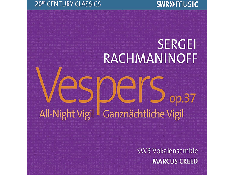 Swr Vokalensemble - Vespers op.37 (CD) von SWRMUSIC
