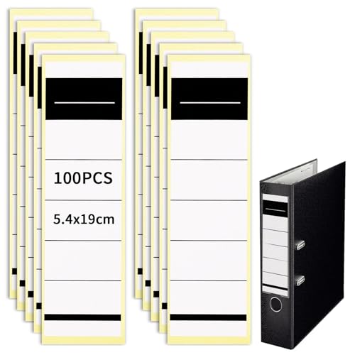 SWTYExt Ordnerrücken Selbstklebend Breit 5,4x19 cm Ordner Rückenschilder Bedruckbar 100 Stück Ordner Aufkleber Rücken Breit Rückenschilder Selbstklebende Etiketten Ordner für Bibliothek Büro Familie SWTYExt Ordnerrücken Selbstklebend Breit 5,4x19 cm Ordner Rückenschilder Bedruckbar 100 Stück Ordner Aufkleber Rücken Breit Rückenschilder Selbstklebende Etiketten Ordner für Bibliothek Büro Familie von SWTYExt