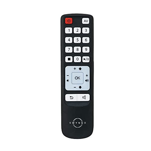 SWYNGO TV-Fernbedienung für ältere Menschen oder Kinder, kompatibel mit LG, Samsung und Sony, Ersatz-TV-Fernbedienung, keine Konfiguration erforderlich von SWYNGO