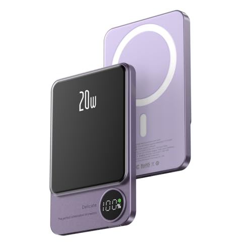 AdarCharge Pro - magnetische Powerbank(Lila) von SWZEC