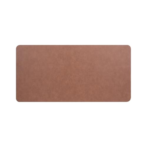 FjorDecor Schreibtischunterlage Recyceltes Leder (Braun,80cm×40cm) von SWZEC