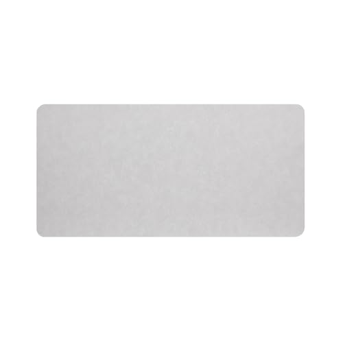 FjorDecor Schreibtischunterlage Recyceltes Leder (Hellgrau,80cm×40cm) von SWZEC
