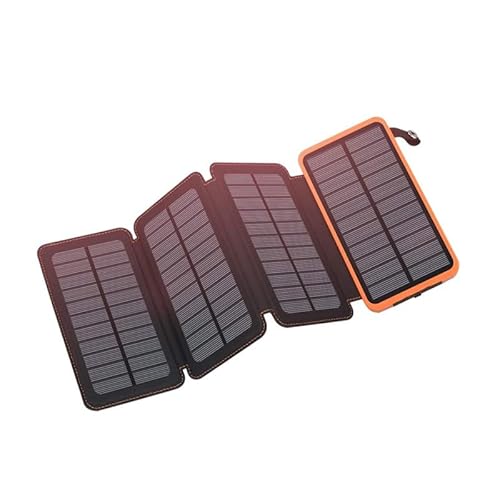 Notfallrucksack Solar Powerbank - Testsieger mit 25000mAh(Orange,25000mAh) von SWZEC