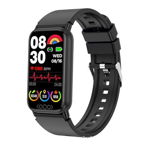 SWZEC HealthOne - medizinische Smartwatch mit Echtzeit - Original Bergxperten(Schwarz) von SWZEC