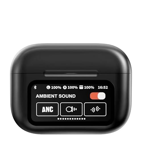 SWZEC TouchPods - Kabellose Bluetooth Kopfhörer mit Bildschirm Buysmarter24(Schwarz) von SWZEC