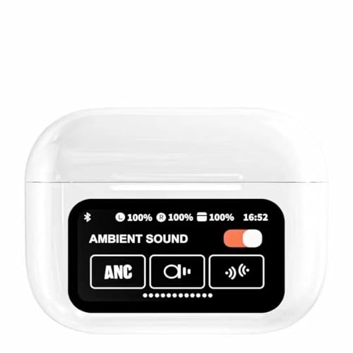 SWZEC TouchPods - Kabellose Bluetooth Kopfhörer mit Bildschirm Buysmarter24(Weiß) von SWZEC