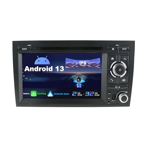 SXAUTO Android 10 Autoradio Passt für A4/B6/B7/S4/RS4/Seat Exeo - Rückfahrkamera Canbus KOSTENLOS - [2G+32G] - 7 Zoll - 2 Din - Unterstützen DAB Lenkradsteuerung 4G WiFi BT5.0 Carplay Android Auto von SXAUTO