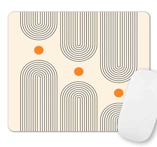 SXCKANG Beige Mauspad, quadratisch, Premium-Textur, Computer-Mauspad, niedliches Mauspad, modernes ästhetisches Mauspad mit waschbarem Stoff, rutschfeste Gummiunterseite für Büro, minimalistische SXCKANG Beige Mauspad, quadratisch, Premium-Textur, Computer-Mauspad, niedliches Mauspad, modernes ästhetisches Mauspad mit waschbarem Stoff, rutschfeste Gummiunterseite für Büro, minimalistische von SXCKANG