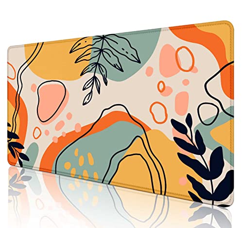 Sxckang Bunte Schreibtischunterlage im Boho-Stil, abstraktes großes Mauspad, niedliche Schreibtischmatte, großes Mauspad, erweitertes Mauspad, XL, extra große Schreibtischunterlage - 80 x 40 cm Sxckang Bunte Schreibtischunterlage im Boho-Stil, abstraktes großes Mauspad, niedliche Schreibtischmatte, großes Mauspad, erweitertes Mauspad, XL, extra große Schreibtischunterlage - 80 x 40 cm von SXCKANG