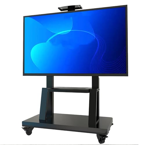 SXDHOCDZ TV-Ständerboden, TV-Ständer TV-Ständerboden, Rostfrei und Verschleißfest, Geeignet für Fernseher von 50 bis 100 Zoll(Black,100 * 50cm/365) von SXDHOCDZ