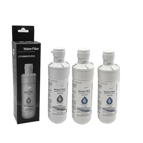 1–6 Stück, Kompatibel Mit LG, Kompatibel Mit Lt1000P, Haushaltswasserreiniger, Aktivkohle, Umkehrosmose, Kühlschrank, Eis- Und Wasserfilter, Ersatz(3pcs) von SXEZYEYO