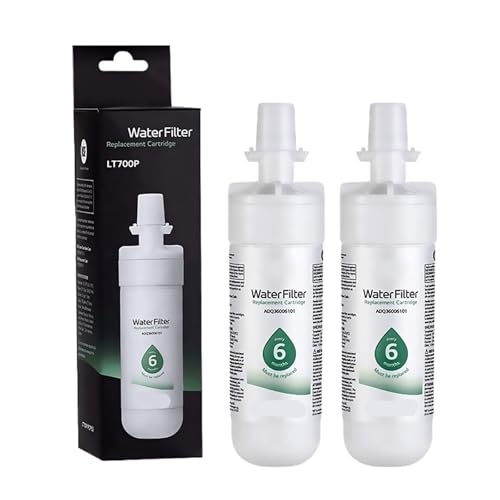 Austausch Des Wasserreinigerfilters For Kühlschränke, Kompatibel Mit LG, LT700p ADQ36006101-ADQ36006102, Kompatibel Mit Kenmore, Wasserfilter 9690(2pcs) von SXEZYEYO