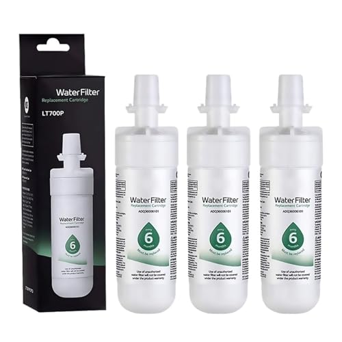 Austausch Des Wasserreinigerfilters For Kühlschränke, Kompatibel Mit LG, LT700p ADQ36006101-ADQ36006102, Kompatibel Mit Kenmore, Wasserfilter 9690(3pcs) von SXEZYEYO