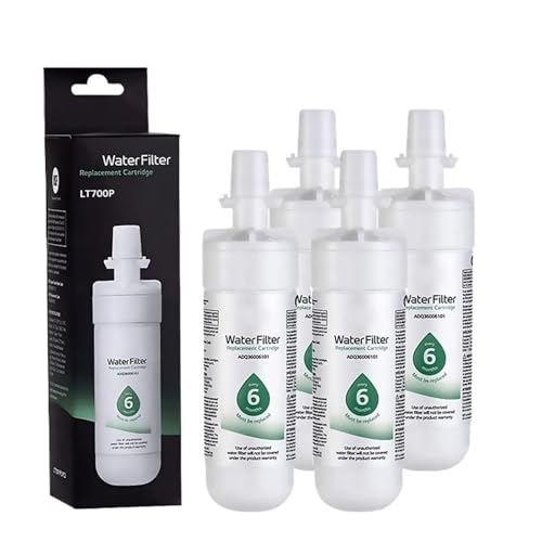 Austausch Des Wasserreinigerfilters For Kühlschränke, Kompatibel Mit LG, LT700p ADQ36006101-ADQ36006102, Kompatibel Mit Kenmore, Wasserfilter 9690(4pcs) von SXEZYEYO