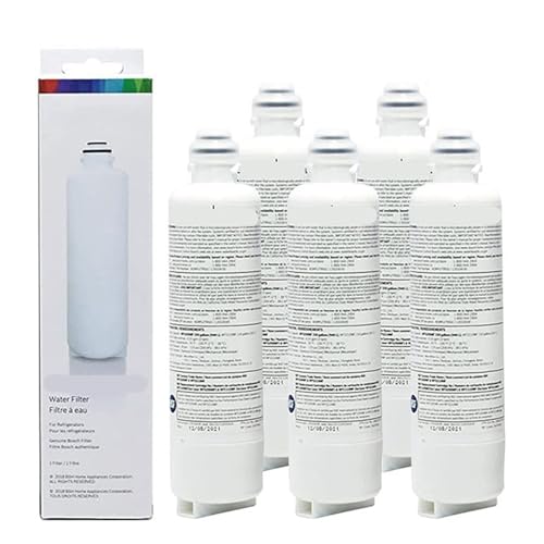 Ersatzfilter For Kühlschrank-Wasserreiniger, Kompatibel Mit Bosch, BORPLFTR55, RA450022, REPLFLTR55UltraClarity Pro, Wasserfilterkartusche(5Pcs) von SXEZYEYO