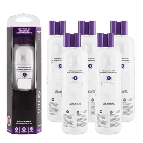 Ersetzen Sie Den Kühlschrank-Wasserfilter, Kompatibel Mit Whirlpool, EDR1RXD1, W10295370A, 9081, Tropfenfilter 1, P8RFWB2L, P4RFWB(5pcs) von SXEZYEYO