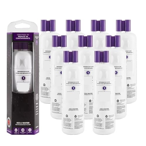 Ersetzen Sie Den Kühlschrank-Wasserfilter, Kompatibel Mit Whirlpool, EDR1RXD1, W10295370A, 9081, Tropfenfilter 1, P8RFWB2L, P4RFWB(9pcs) von SXEZYEYO